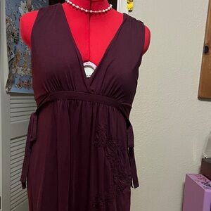 Billabong Deep Burgundy Midi Dress